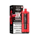 Al Fakher Hypermax 30,000 Prefilled Pod Vape Kit,Strawberry Cherry Flavour, Vape Wave UK