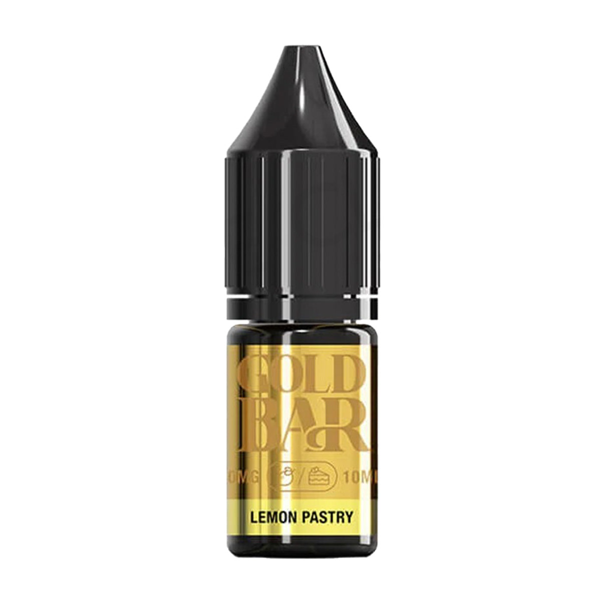 Gold Bar Lemon Pastry Nic Salt , 10Mg, E Liquid , Vape Wave UK