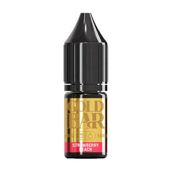 Gold Bar Nic Salt E Liquid, Strawberry Peach, Vape Wave UK