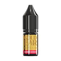 Gold Bar Nic Salt E Liquid , Summer Berries Flavour, Vape Wave UK