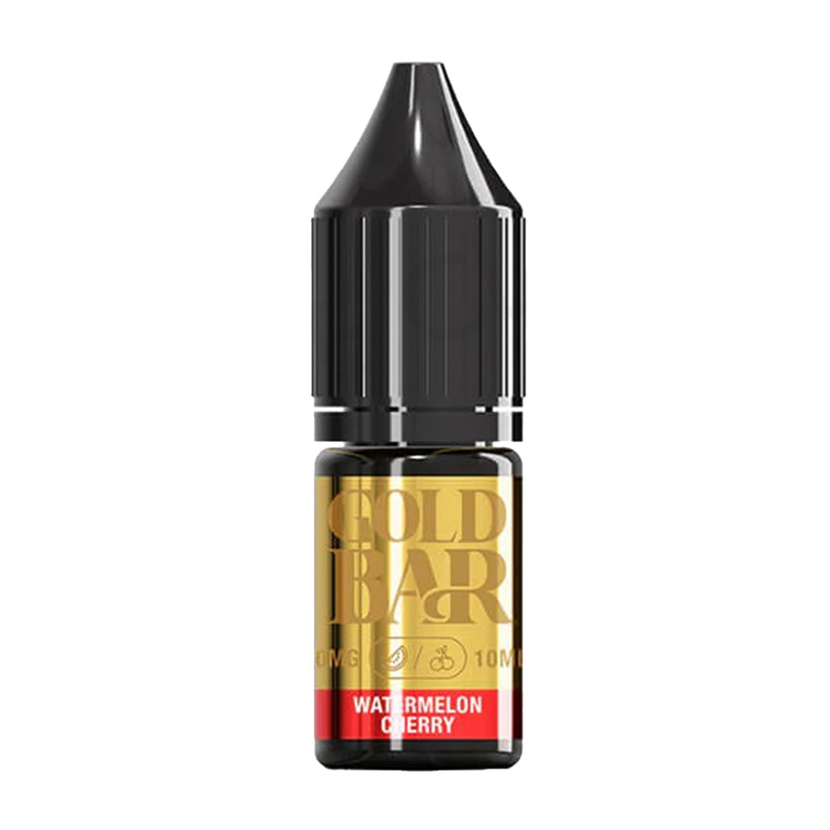 Gold Bar Nic Salt E Liquid , Watermelon Cherry Flavour, Vape Wave UK