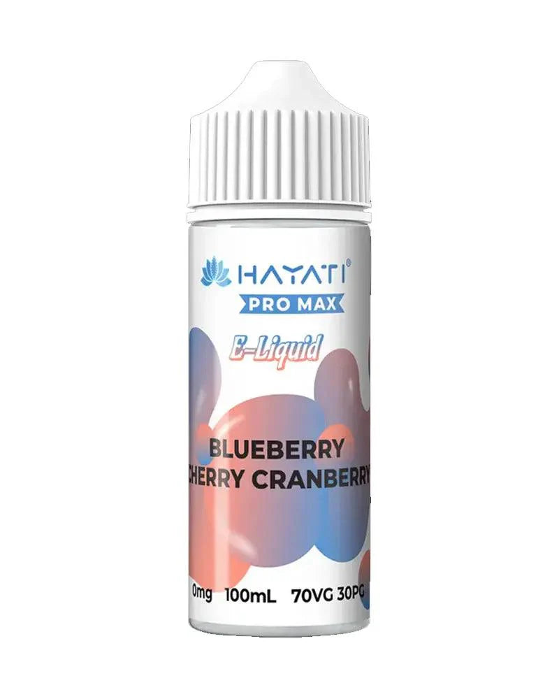 Hayati Pro Max 100ml E Liquid, Blueberry Cherry Cranberry Flavour, Vape Wave UK