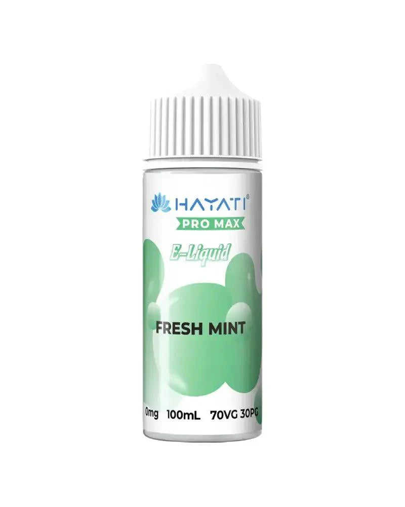 Hayati Pro Max 100ml Shortfill E Liquid, Fresh Mint Flavour, Vape Wave UK