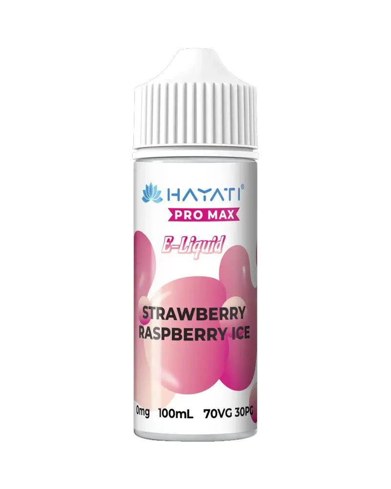 Hayati Pro Max 100ml E liquid, Strawberry Raspberry Ice, Vape Wave UK