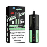 Hayati Pro Ultra Plus Shisha 30K Pod Kit, Apple Mint Grape And Peach Grape Mint Flavour, Vape Wave UK