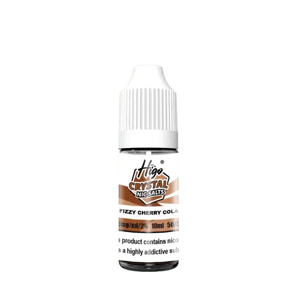 Higo Crystal Nic Salt E Liquid, Fizzy Cherry Cola Flavour, Vape Wave UK