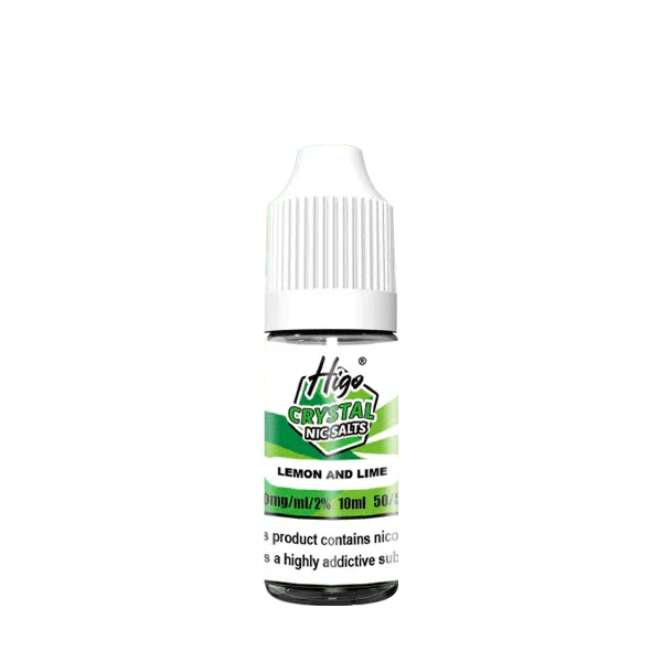 Higo crystal Nic Salt E Liquid, Lemon And Lime Flavour , Vape Wave UK