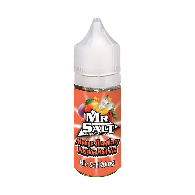 Mr Salt Mango Strawberry Passion Fruit Ice Nic Salt, 20Mg ,Vape Wave UK