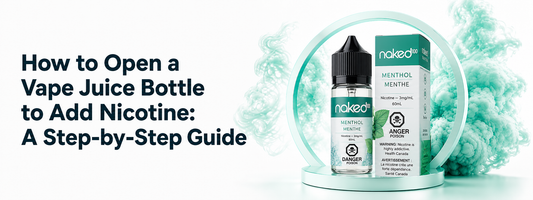 How to Open a Vape Juice Bottle to Add Nicotine: A Step-by-Step Guide