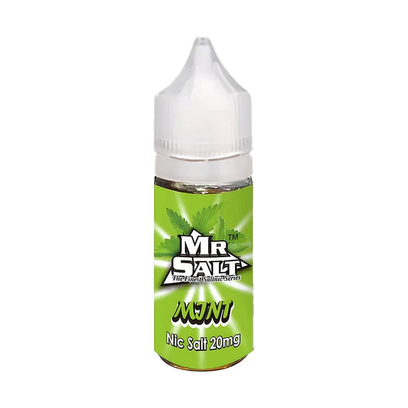 Saltnic Mint 10ml Vape Juice By Mr Salt