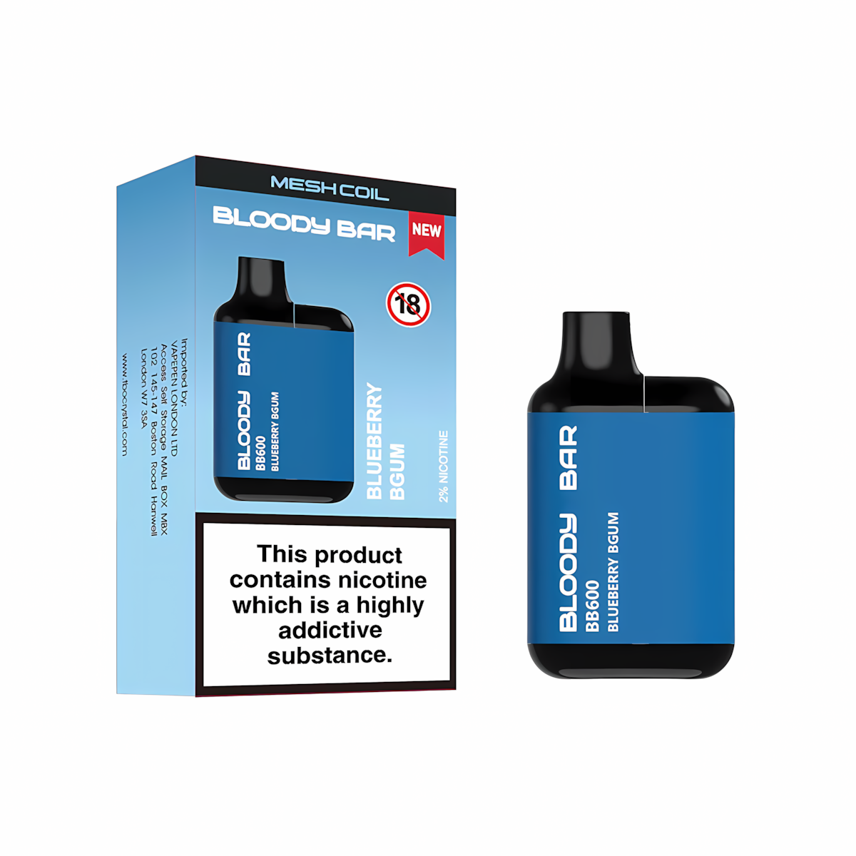 Bloody Bar BB600 Prefilled Pod Kit