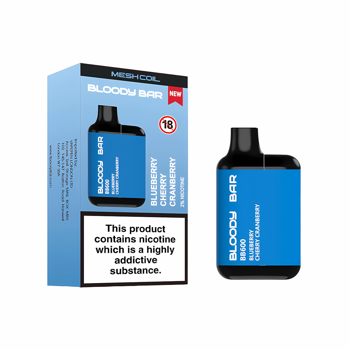 Bloody Bar BB600 Prefilled Pod Kit