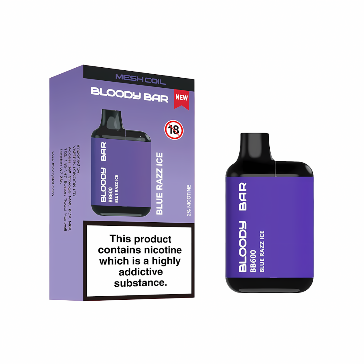 Bloody Bar BB600 Prefilled Pod Kit