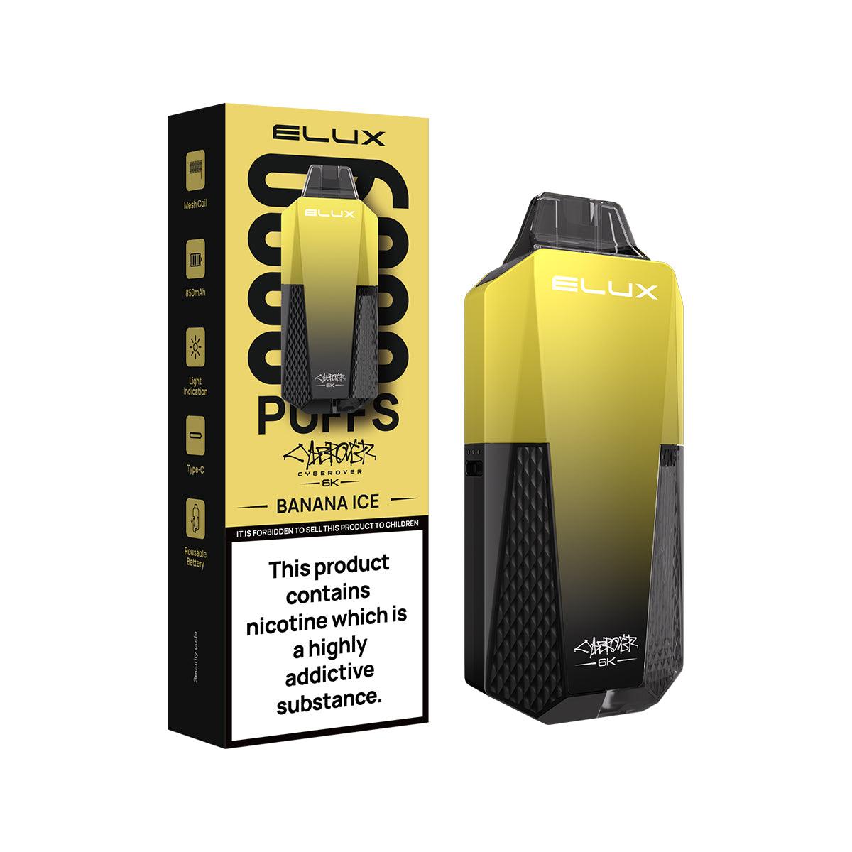 Elux Cyberover 6K Disposable Vape Kit - Vapours Deal Ltd