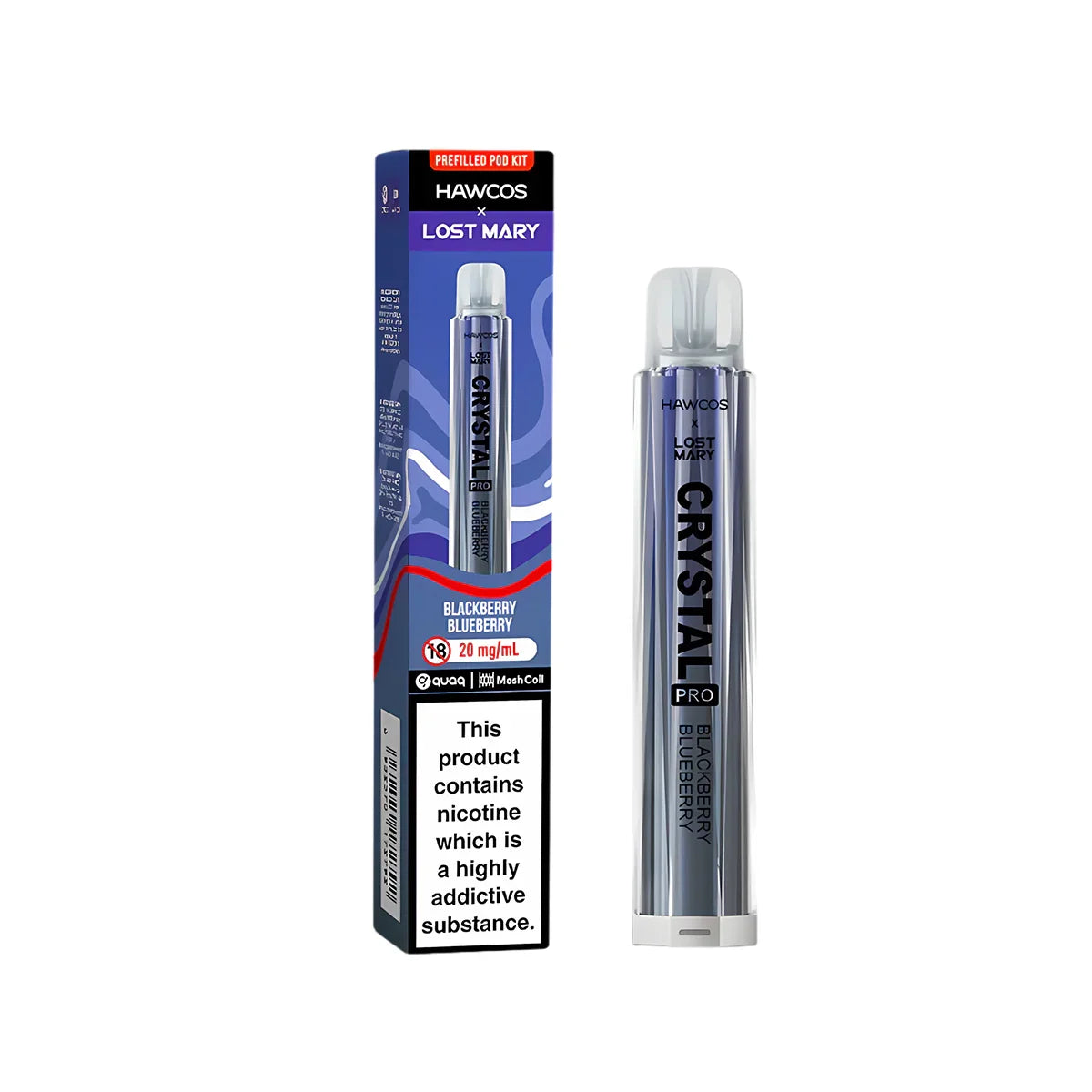 Hawcos x Lost Mary Crystal Pro Prefilled Pod Kit