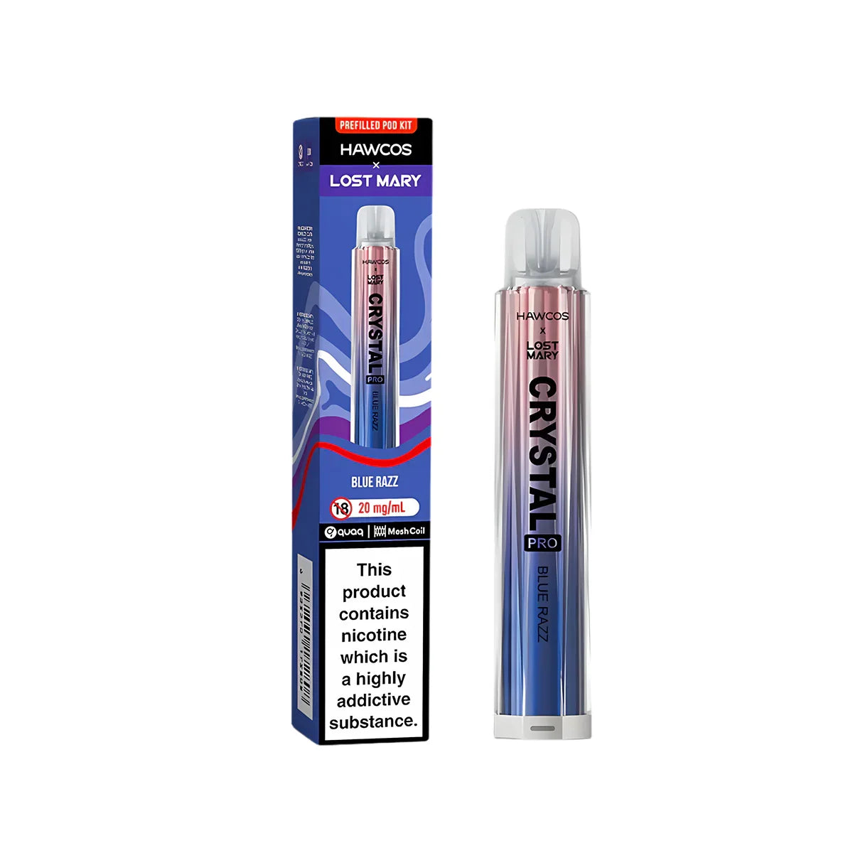 Hawcos x Lost Mary Crystal Pro Prefilled Pod Kit