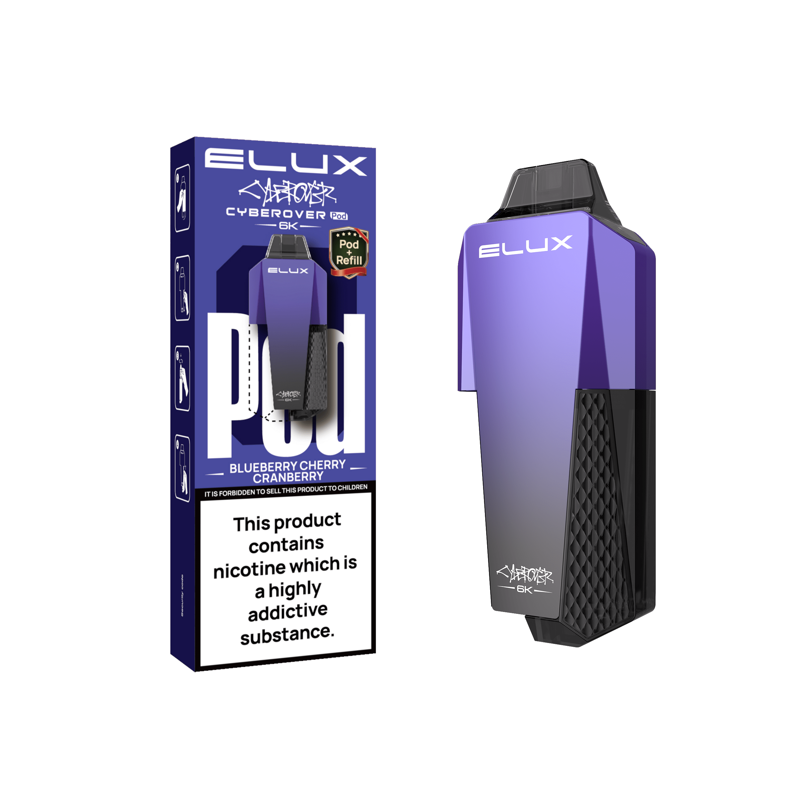 Elux Cyberover 6K Prefilled Pods