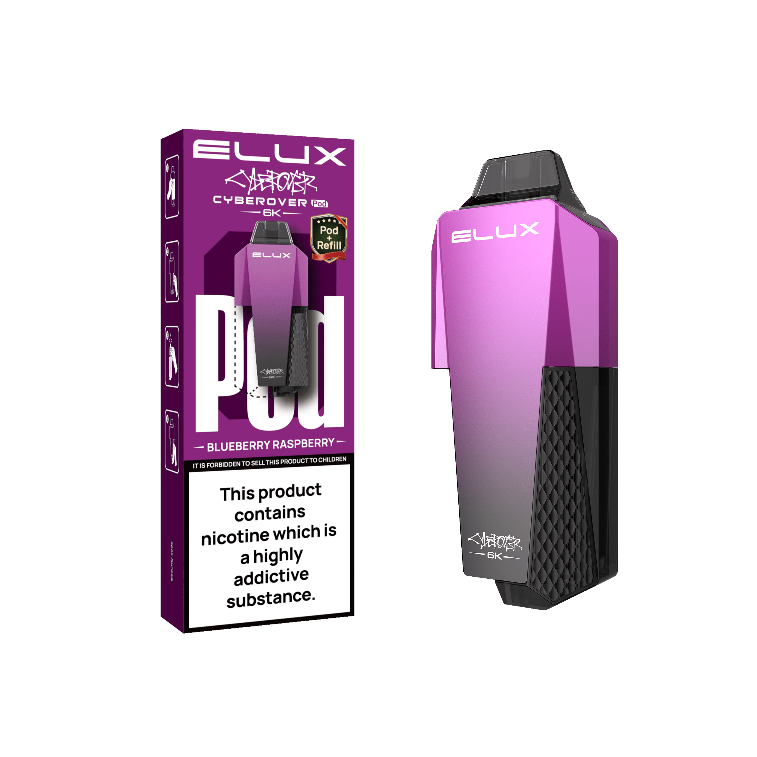 Elux Cyberover 6K Prefilled Pods