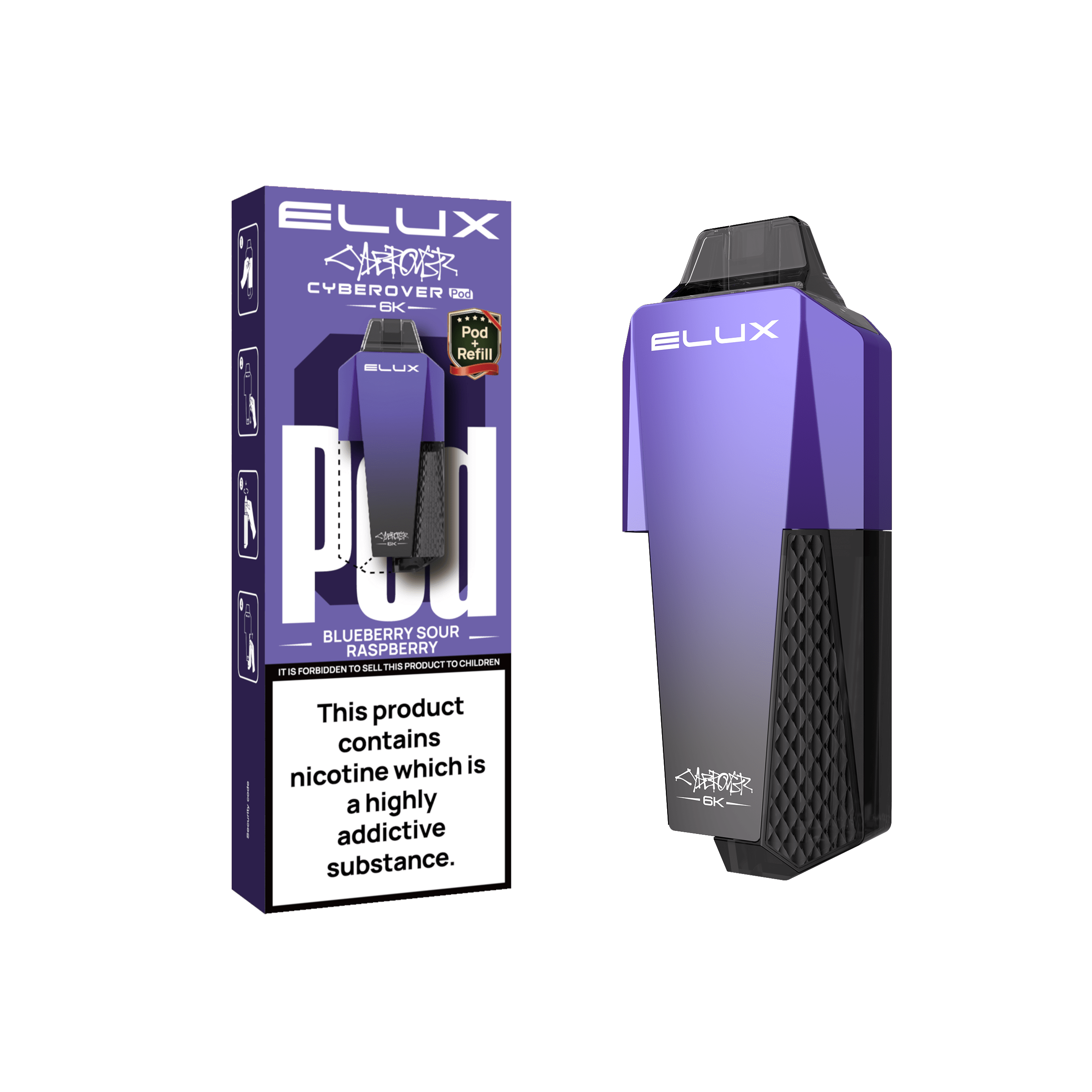 Elux Cyberover 6K Prefilled Pods