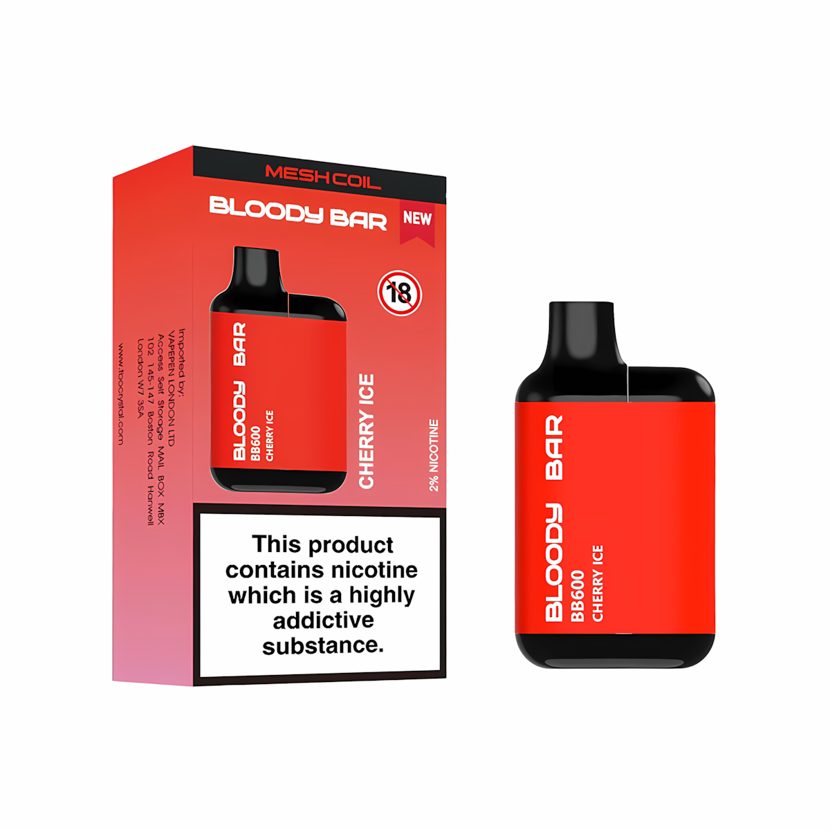 Bloody Bar BB600 Prefilled Pod Kit