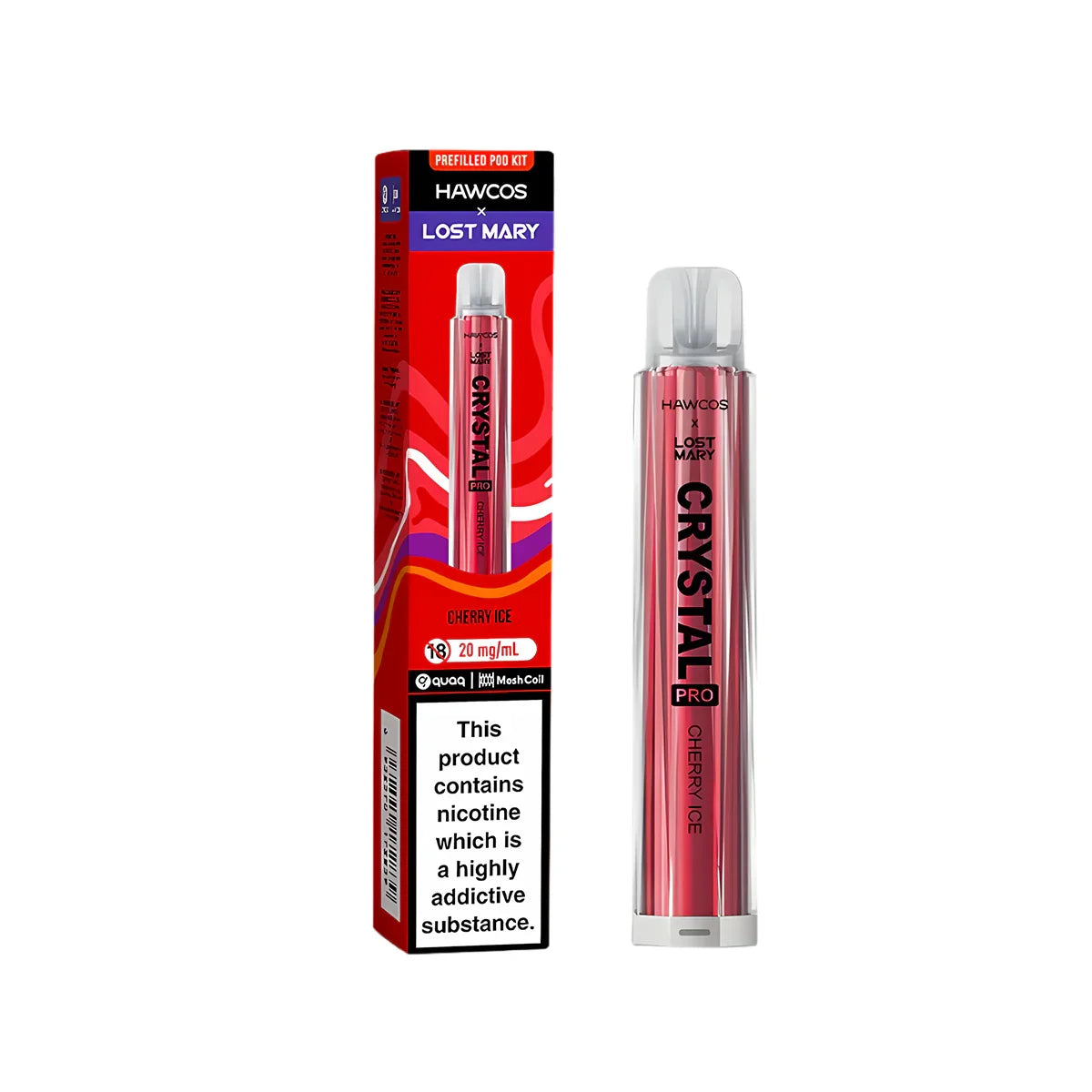 Hawcos x Lost Mary Crystal Pro Prefilled Pod Kit