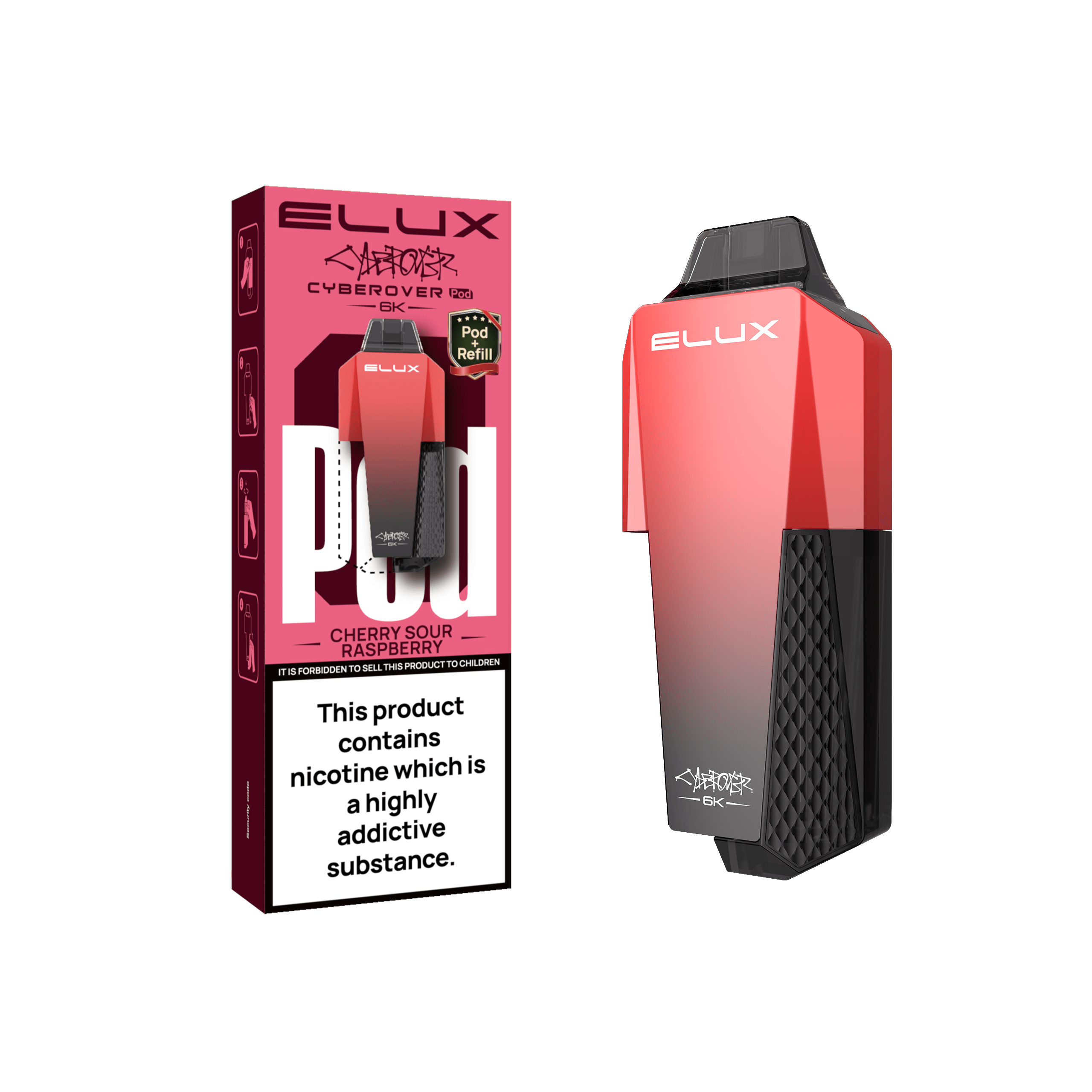 Elux Cyberover 6K Prefilled Pods