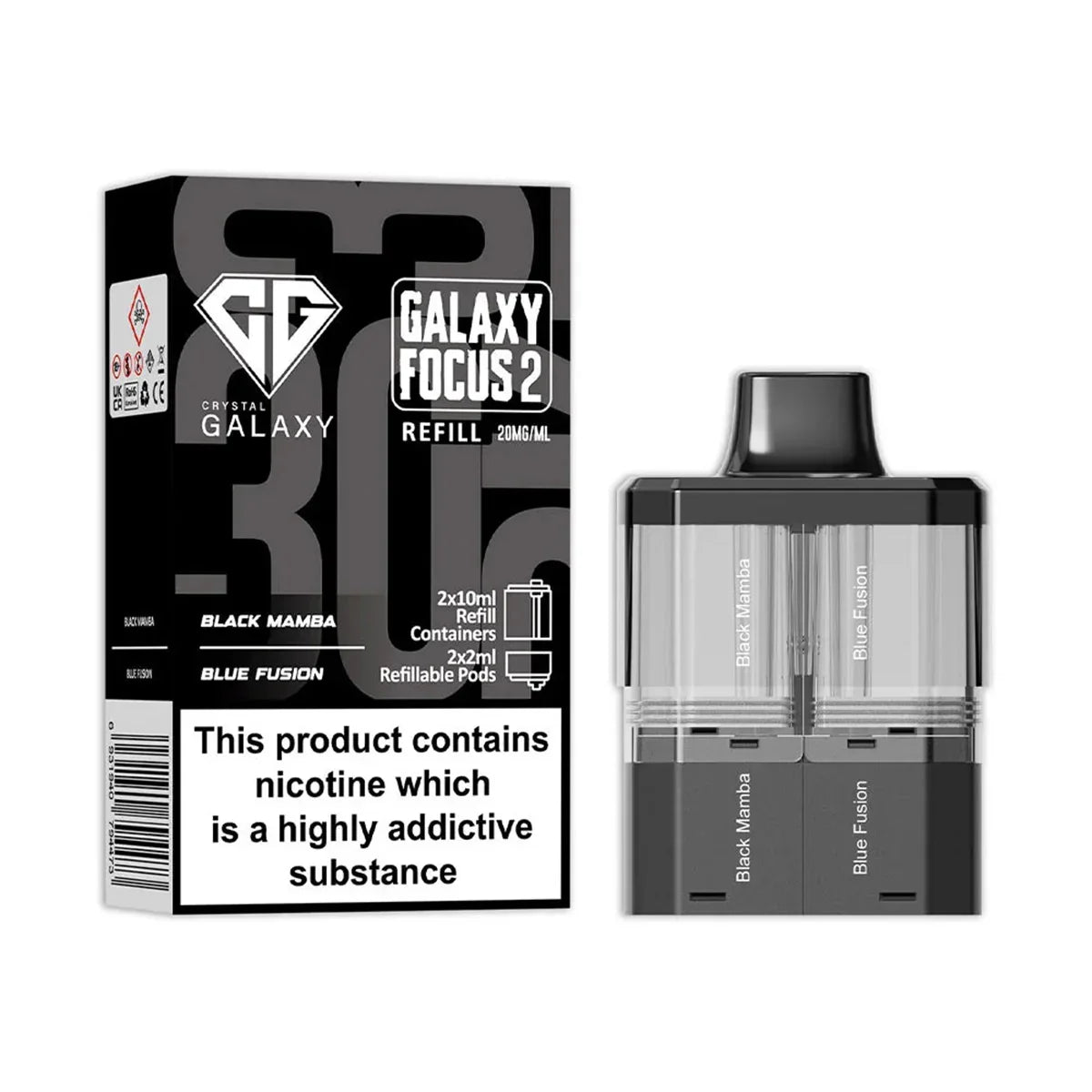 Crystal Galaxy Focus 2 Prefilled Pods