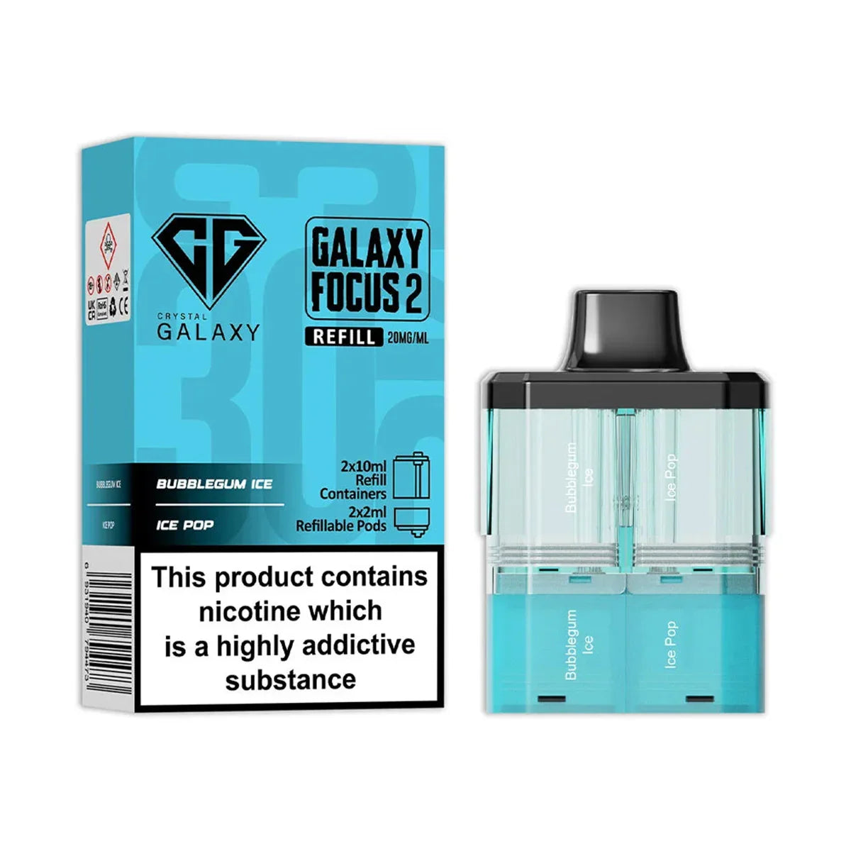 Crystal Galaxy Focus 2 Prefilled Pods