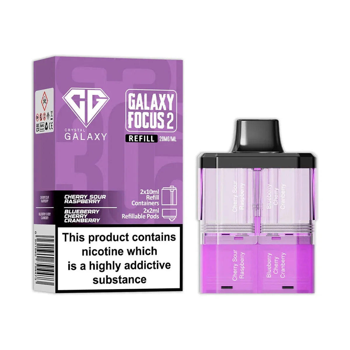 Crystal Galaxy Focus 2 Prefilled Pods