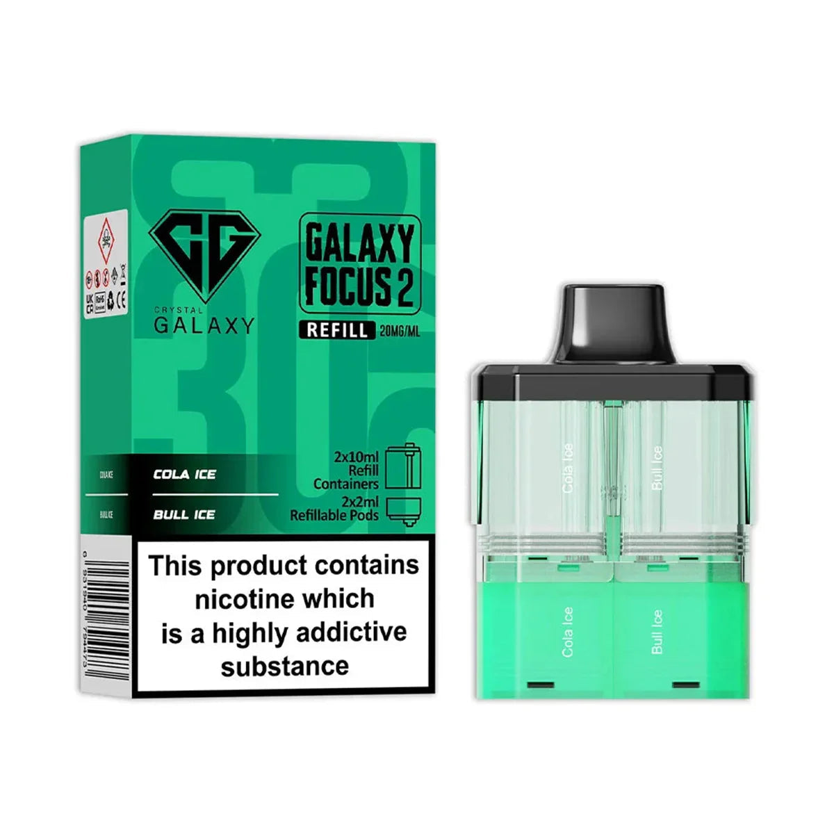 Crystal Galaxy Focus 2 Prefilled Pods