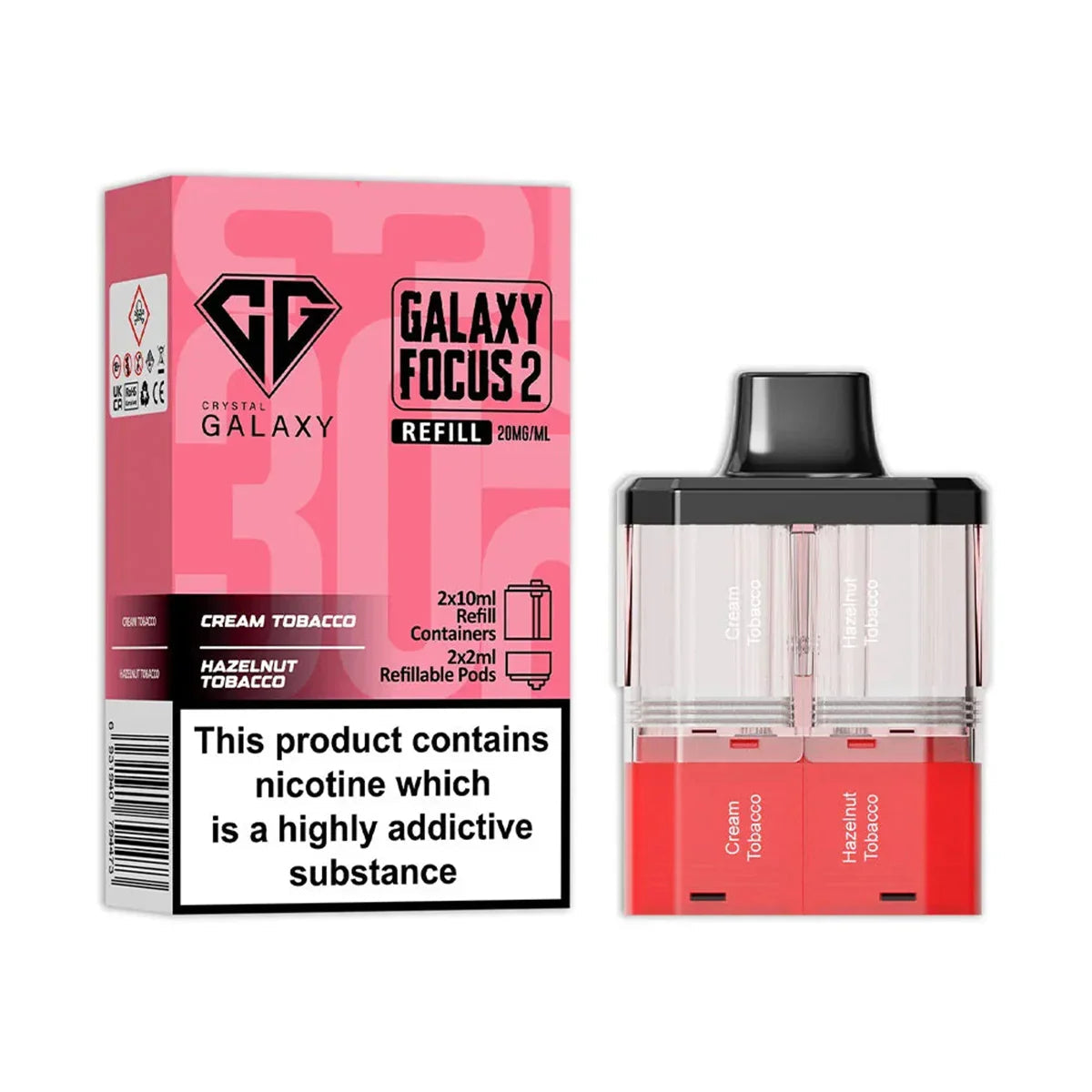 Crystal Galaxy Focus 2 Prefilled Pods