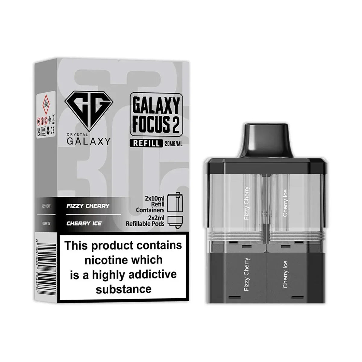 Crystal Galaxy Focus 2 Prefilled Pods