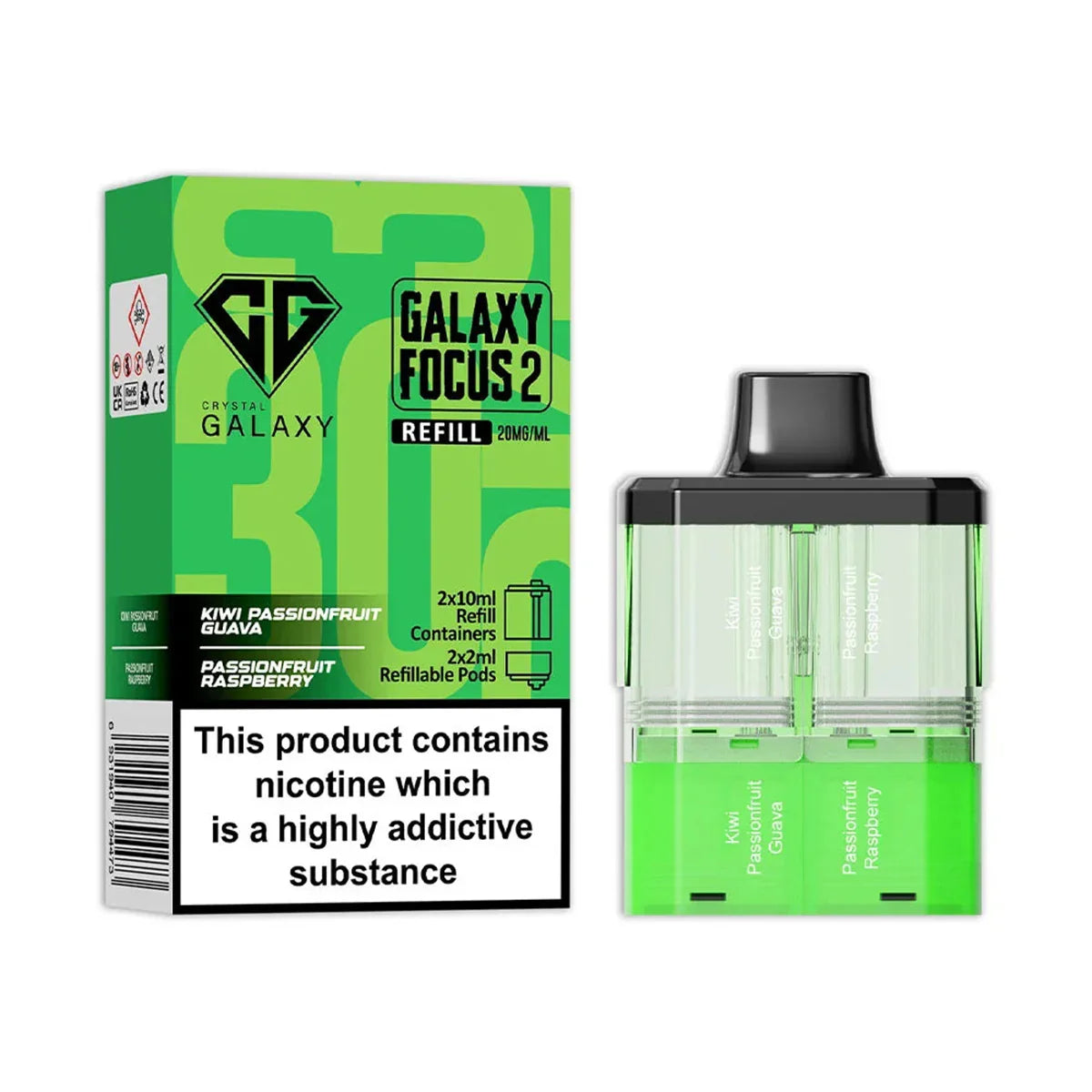 Crystal Galaxy Focus 2 Prefilled Pods