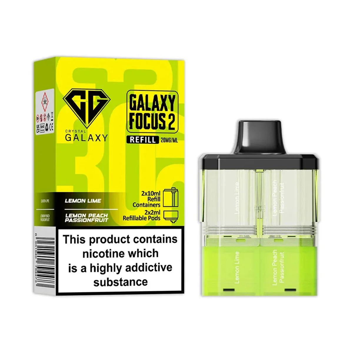 Crystal Galaxy Focus 2 Prefilled Pods