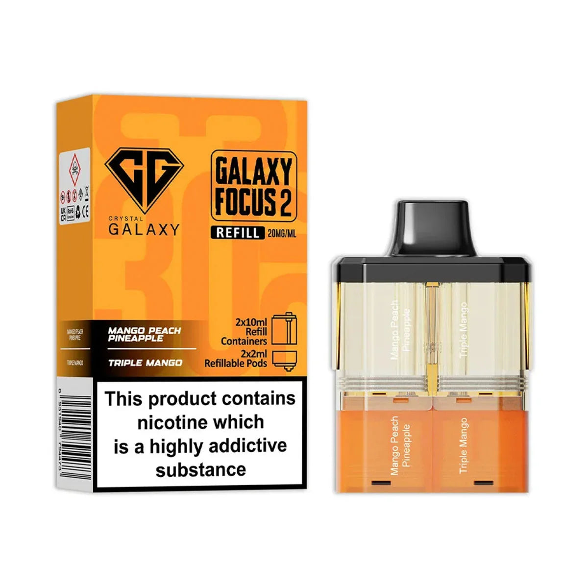 Crystal Galaxy Focus 2 Prefilled Pods