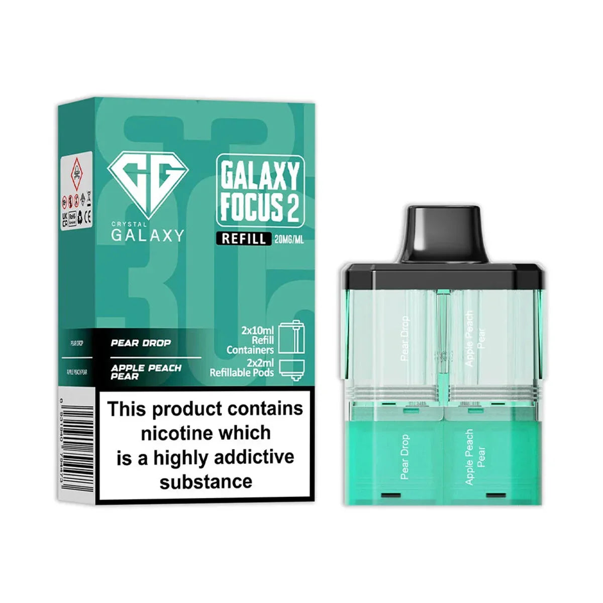 Crystal Galaxy Focus 2 Prefilled Pods