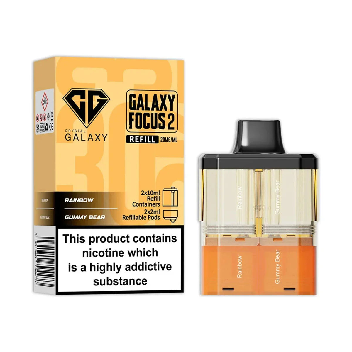 Crystal Galaxy Focus 2 Prefilled Pods