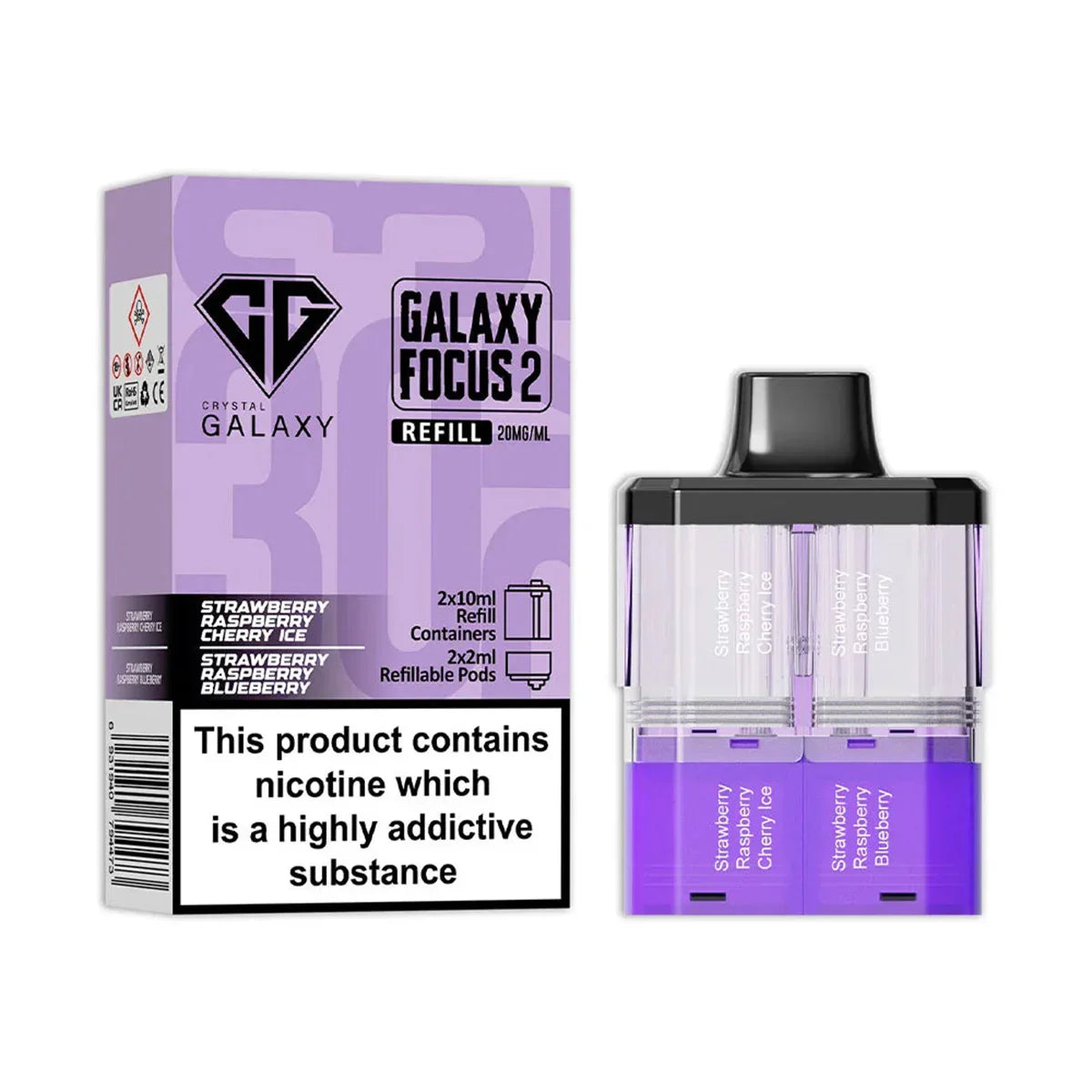 Crystal Galaxy Focus 2 Prefilled Pods