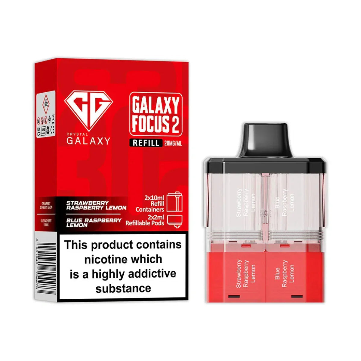 Crystal Galaxy Focus 2 Prefilled Pods