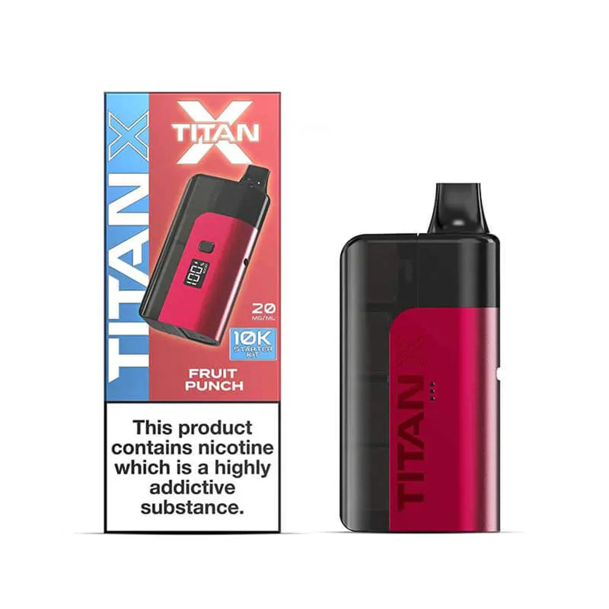 Titan X 10000 Puffs Prefilled Pod Vape Kit
