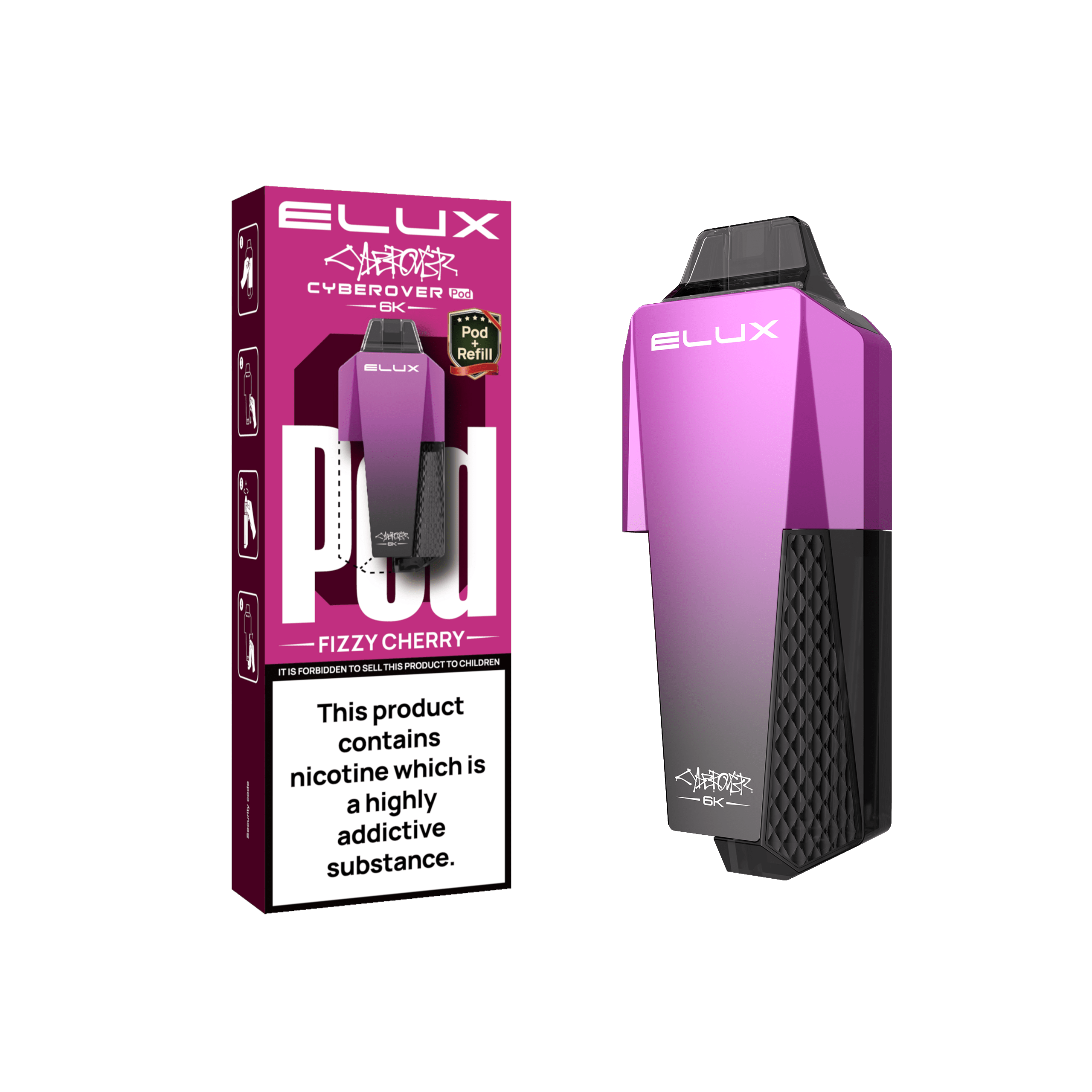 Elux Cyberover 6K Prefilled Pods