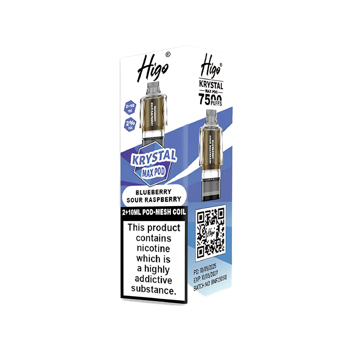 Higo Krystal Max 7500 Prefilled Pods