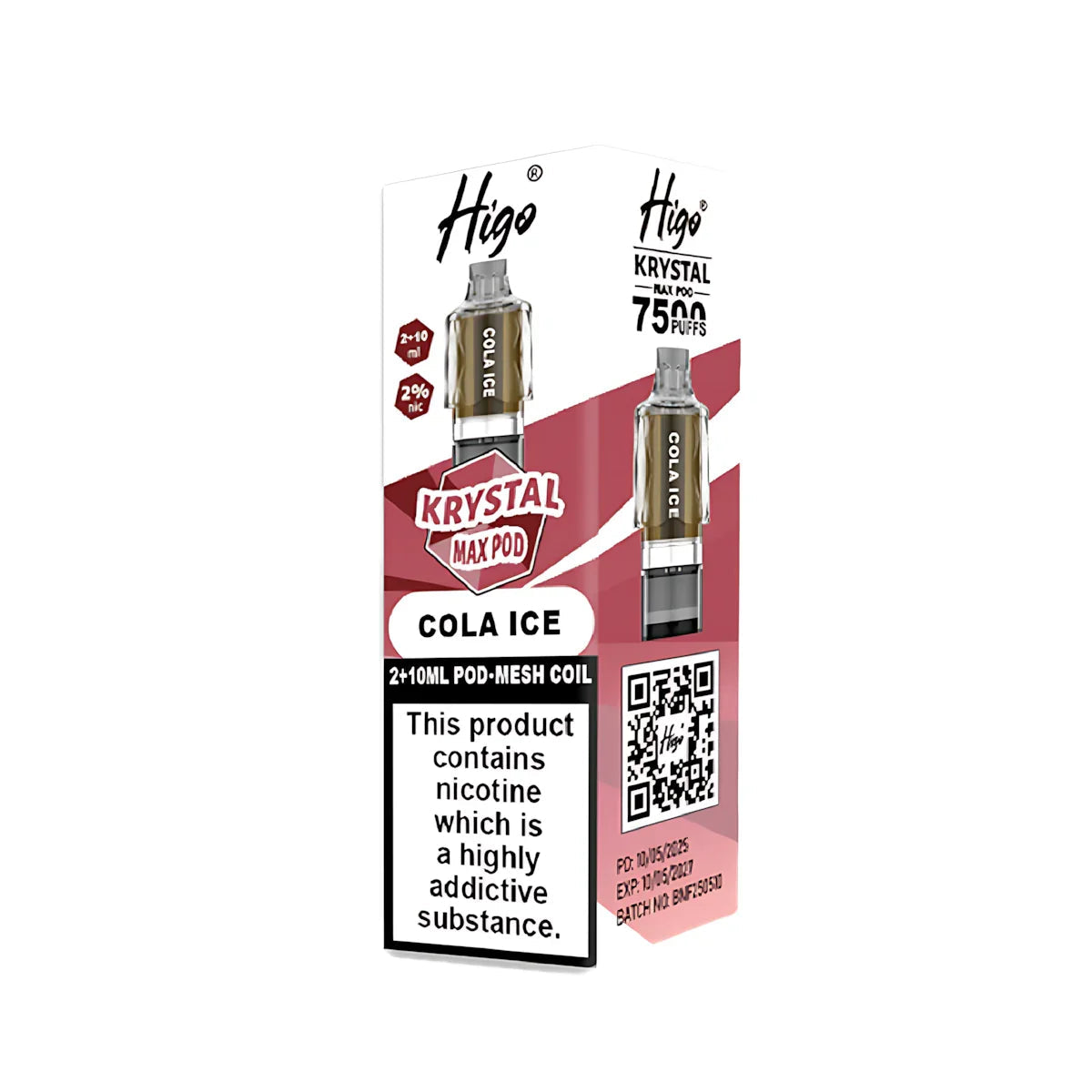 Higo Krystal Max 7500 Prefilled Pods