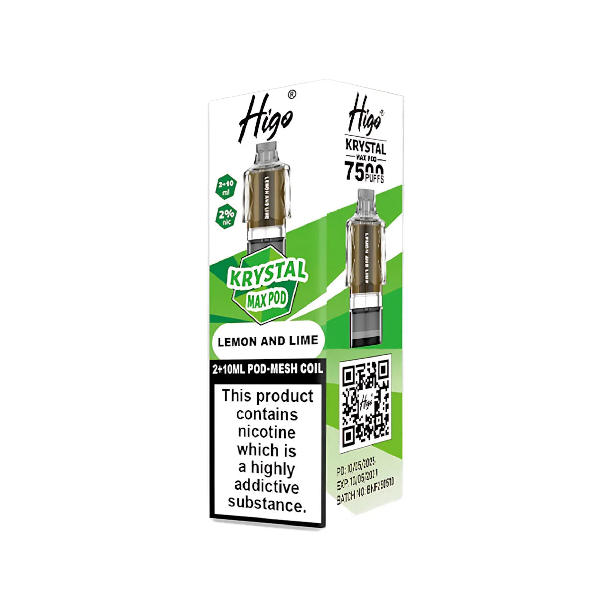 Higo Krystal Max 7500 Prefilled Pods