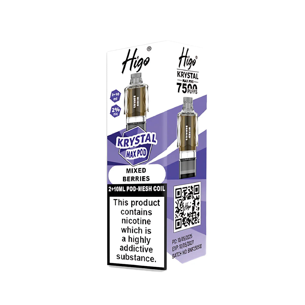 Higo Krystal Max 7500 Prefilled Pods