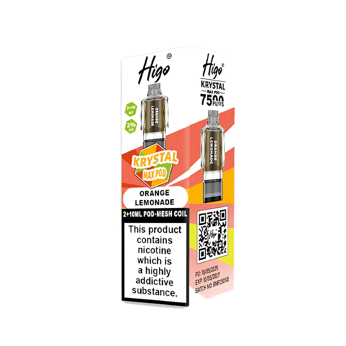 Higo Krystal Max 7500 Prefilled Pods