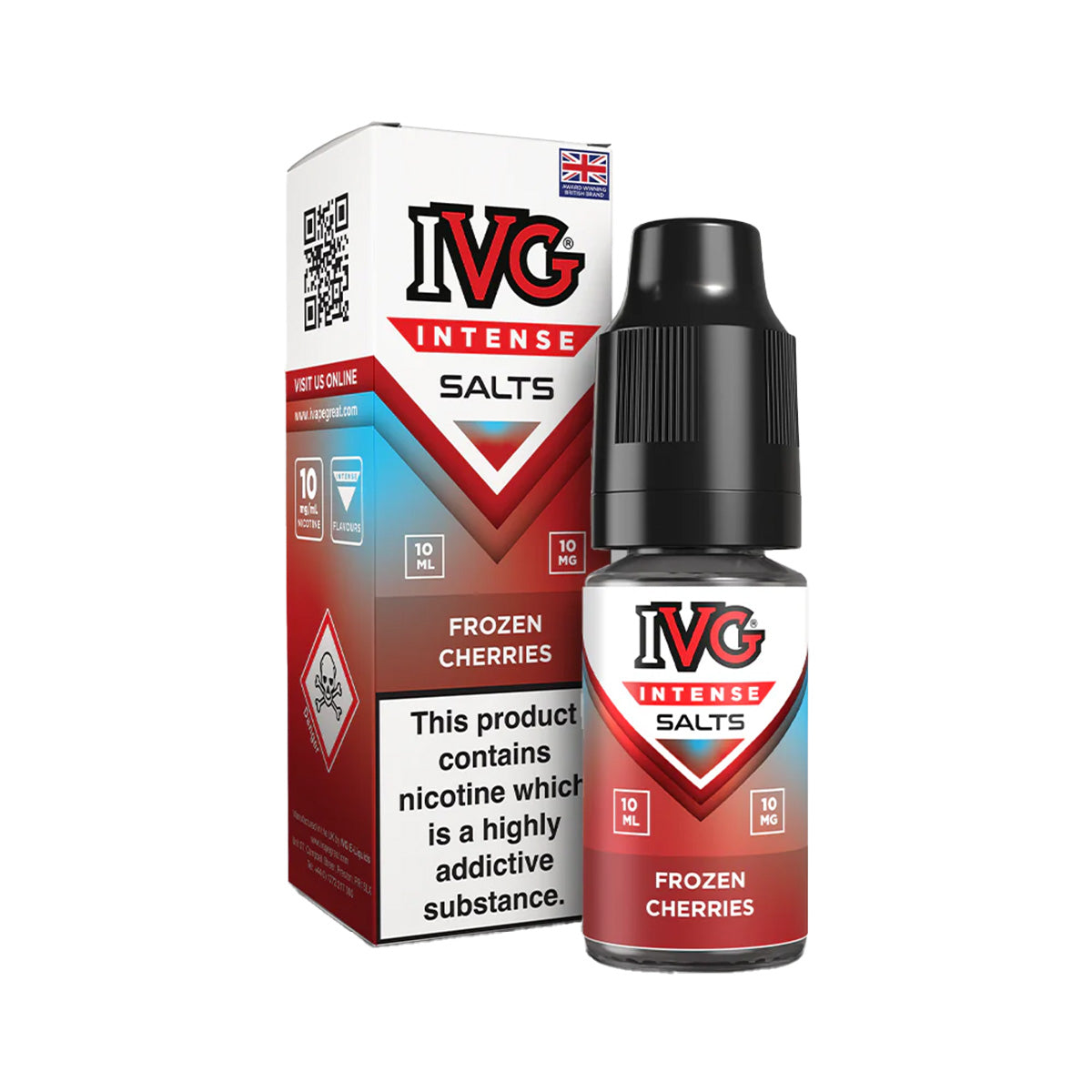 IVG Intense Frozen Cherries Saltnic Vape Juice
