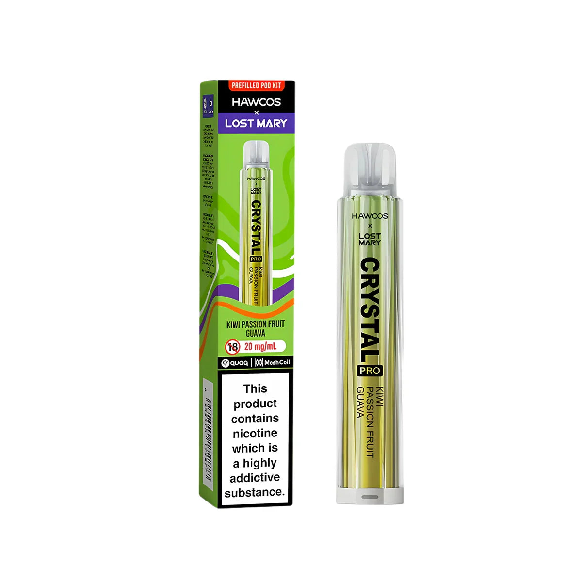 Hawcos x Lost Mary Crystal Pro Prefilled Pod Kit