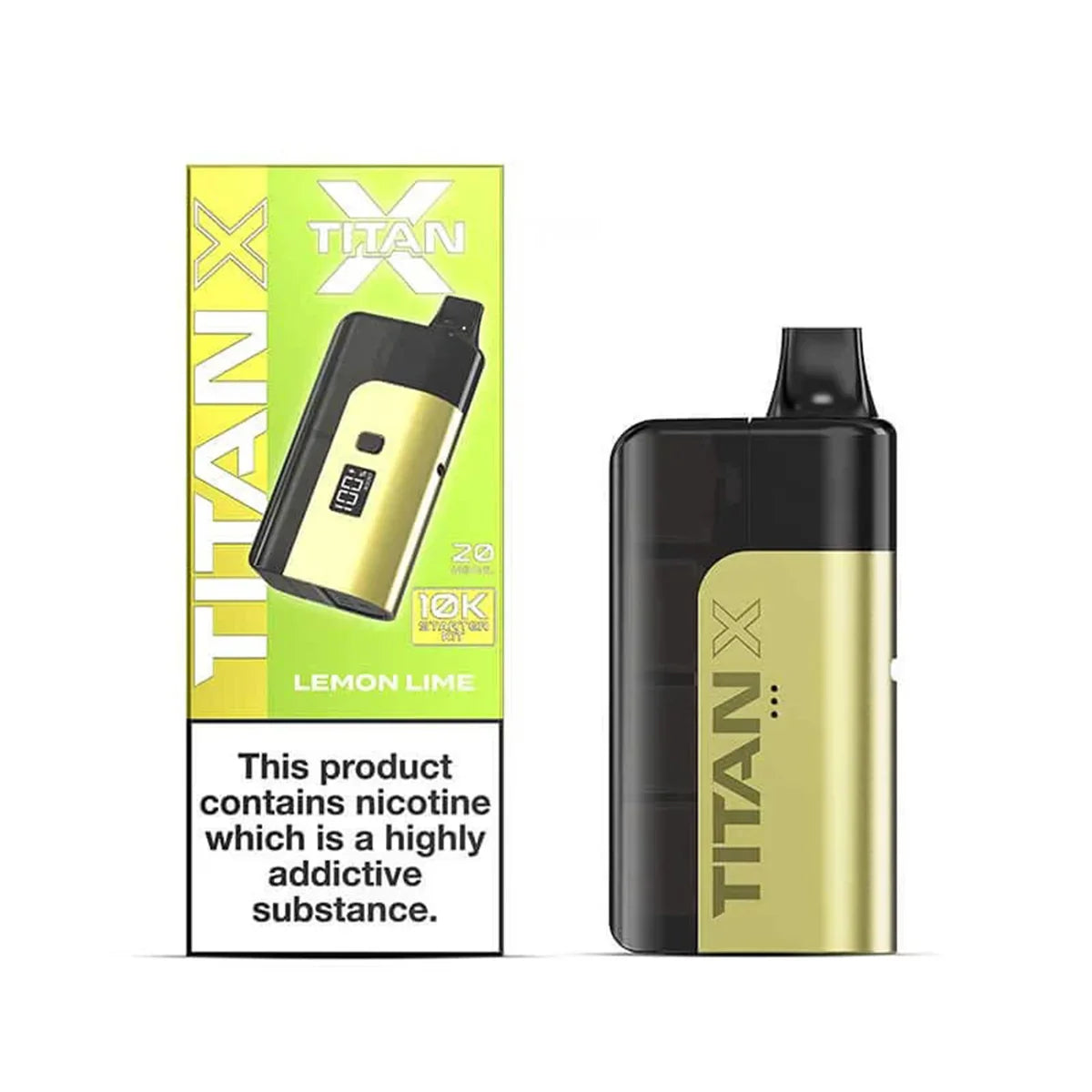 Titan X 10000 Puffs Prefilled Pod Vape Kit