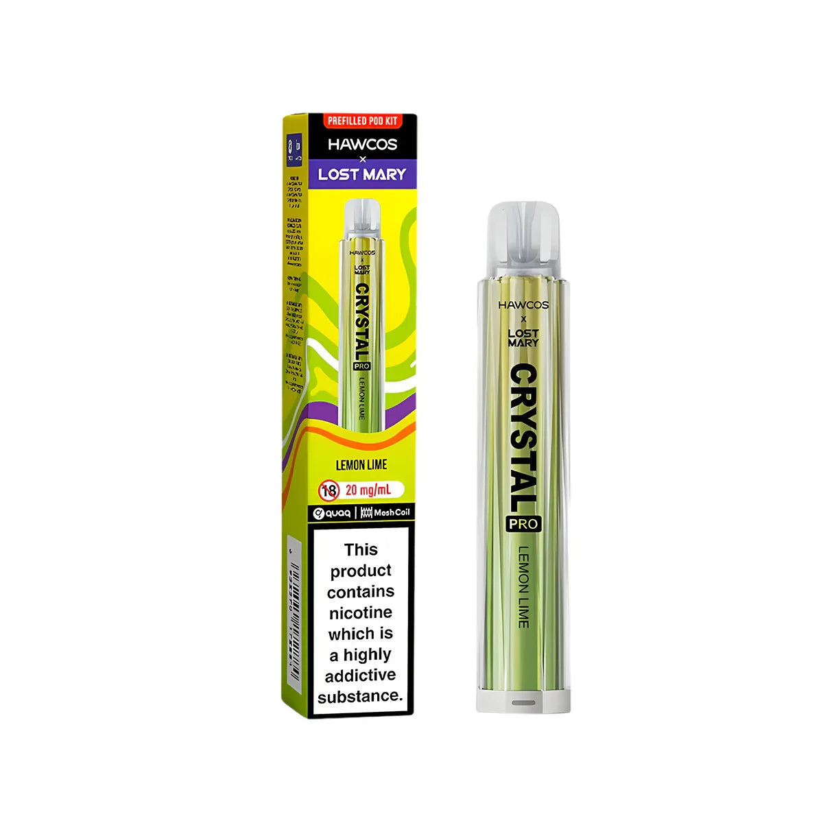 Hawcos x Lost Mary Crystal Pro Prefilled Pod Kit